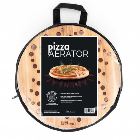 Okrągła deska do pizzy 36 cm z naturalnego drewna – idealna do chrupiącej pizzy w domu