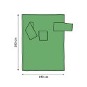 Wymiary bluzy koc z rękawami 145x205 cm – duży koc oversize z polaru dla dzieci i dorosłych