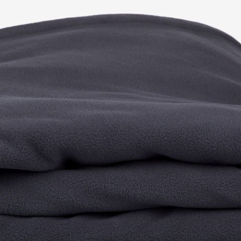 Miękki szary polar 280 g/m2 – ciepły materiał kocyka szlafroka z rękawami oversize