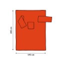 Ponczo kąpielowe z kapturem – wymiary 205 x 145 cm, ręcznik plażowy oversize dla dorosłych
