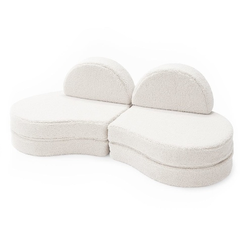 Modułowa sofa dziecięca Bearly w układzie narożnym