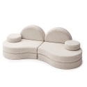 Sofa modułowa dla dzieci Bearly w symetrycznym układzie modułów