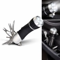 Latarka multitool z narzędziami - wielofunkcyjna latarka LED z zestawem survival do samochodu i domu