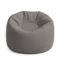 Ciemnoszara pufa bean bag – wygodny fotel worek do nowoczesnego salonu