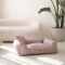 Designerskie legowisko dla psa pudrowy róż – kanapa MILANO ROSE