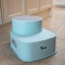 Podest dla dzieci Step Up Blue Mint Bo Jungle – regulowany podest antypoślizgowy