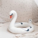 Białe koło do pływania łabędź dla dzieci Vanilla Copenhagen – dmuchane koło na basen i plażę dla malu