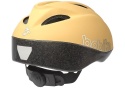 Kask rowerowy dziecięcy Bobike Lemon w pastelowym żółtym kolorze dla dzieci