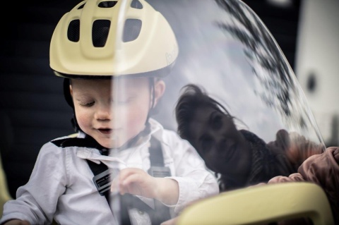 Kask rowerowy dziecięcy Bobike Lemon widok z przodu