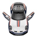 Samochód Porsche 911 Dakar RC Rastar 1:14 widok z góry z otwartymi drzwiami