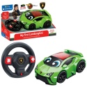 Moje pierwsze Lamborghini Huracan interaktywne autko zdalnie sterowane dla dzieci z kierownicą