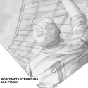 Tapeta piłka nożna z porowatą strukturą przypominającą piasek – zbliżenie materiału