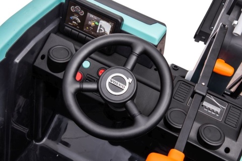 Panel sterowania i kierownica koparki na akumulator Volvo dla dzieci