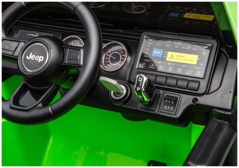 Kokpit Jeep Rubicon 4x4 dla dzieci z panelem multimedialnym