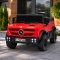 Auto na akumulator Mercedes Unimog HM7588 6V 4Ah czerwony z pilotem i kołami EVA