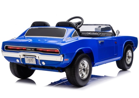 Dodge Charger R/T DLS-K12 niebieski – auto na akumulator dla dzieci