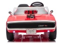 Czerwony Dodge Charger R/T na akumulator dla dzieci – widok z przodu.