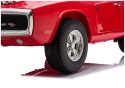 Miękkie koła EVA w czerwonym Dodge Charger R/T na akumulator.