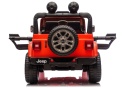 Jeep Rubicon na akumulator – widok tylni z otwartymi drzwiami