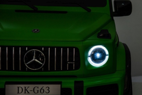 Przednie światła LED w aucie Mercedes G63 XXL dla dzieci