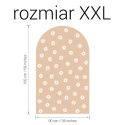 Naklejka na ścianę łuk Stokrotki beżowe rozmiar XXL 150x90 cm duża dekoracja ścienna do pokoju dziecka