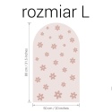Naklejka ścienna łuk Stokrotki Mini w rozmiarze L 50x80 cm do pokoju dziewczynki