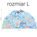 Naklejka ocean rozmiar L o wymiarach 90 x 50 cm