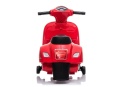 Czerwony skuter na akumulator dla dzieci Vespa GTS 300 Mini tył