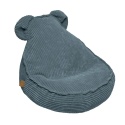 Pufa dla dziecka Sako Bag Teddy Aesthetic niebieska – miękkie siedzisko dziecięce w kształcie misia
