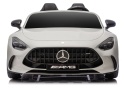 Mercedes GT63 AMG na akumulator dla dzieci widok z przodu światła LED i sportowy grill AMG