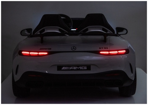 Mercedes GT63 AMG auto na akumulator dla dzieci z tylnymi światłami LED