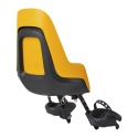 Bobike Go Mini Mighty Mustard żółty fotelik rowerowy przedni dla dziecka widok boczny