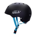 Kask ochronny dla dzieci Stitch czarny z logo Disney regulowany kask sportowy na rower i hulajnogę