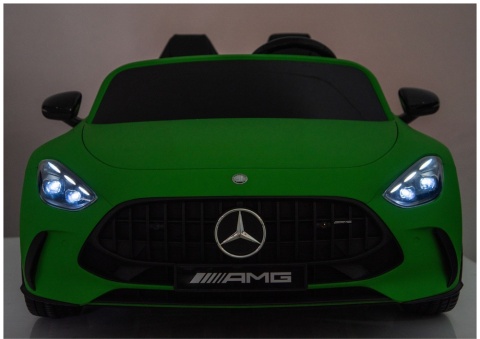 Mercedes GT63 AMG 24V dla dzieci z włączonymi przednimi światłami LED