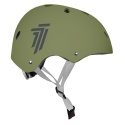 Kask ochronny dziecięcy Army Green 52-56 cm do jazdy na rowerze, hulajnodze, rolkach i deskorolce