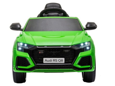 Audi RS Q8 zielone auto na akumulator 12V 7Ah z pilotem LED