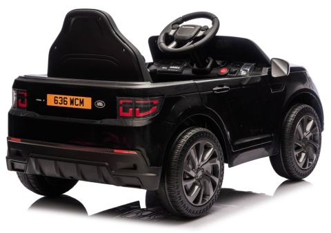 Licencjonowany Land Rover Discovery na akumulator czarny dla małego kierowcy
