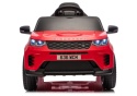 Czerwony Land Rover Discovery na akumulator dla dzieci
