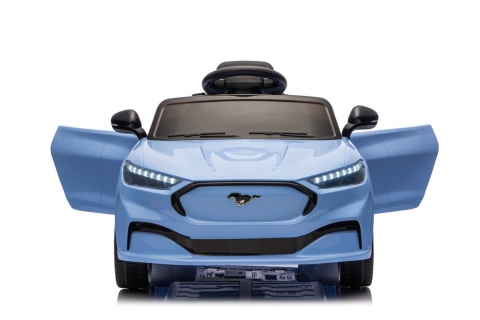 Auto na akumulator Ford Mustang Mach-E dla dzieci z otwieranymi drzwiami i światłami LED