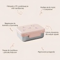 Różowy lunchbox Kidzroom w wisienki – cechy i funkcje pudełka śniadaniowego