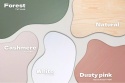 Dostępne kolory łóżka dziecięcego – Forest, Natural, Cashmere, White i Dusty Pink.