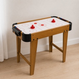 Air hockey cymbergaj – drewniany stolik do gry zręcznościowej dla dzieci
