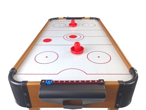 Air hockey cymbergaj – stolik do gry zręcznościowej z krążkiem dla dzieci