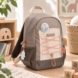 Beżowy plecak dziecięcy Done by Deer Tiny Trails Junior 13L do przedszkola i szkoły