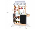 Drewniany sklep dla dzieci Market 106 x 72 x 29,5 cm – wymiary