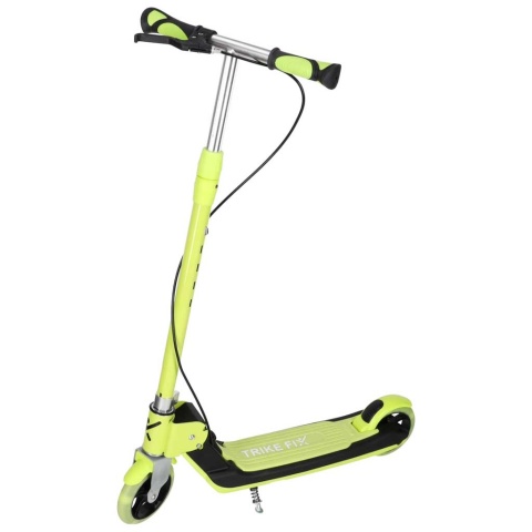 Zielona hulajnoga dwukołowa dla dzieci Trike Fix