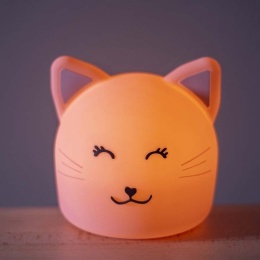 Lampka nocna Kot Trixie Baby z delikatnym światłem
