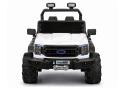 Białe auto terenowe na akumulator 4x4 22F – widok z przodu