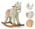 Koń na biegunach Milly Mally Pony Gray Dot – detale i pluszowy miś