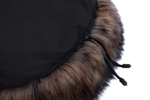 Śpiworek do wózka Cottonmoose z ozdobnym futerkiem
